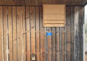 Bat nesting box with two chambers at the Visitor Centre in Sihlwald